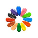 مداد شمعی جادویی ۱۲ رنگ طرح گلبرگ - Image 3