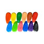 مداد شمعی جادویی ۱۲ رنگ طرح گلبرگ - Image 2