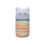 جامدادی تاشو سیلیکونی‌ طرح خرس رنگی - Image 6